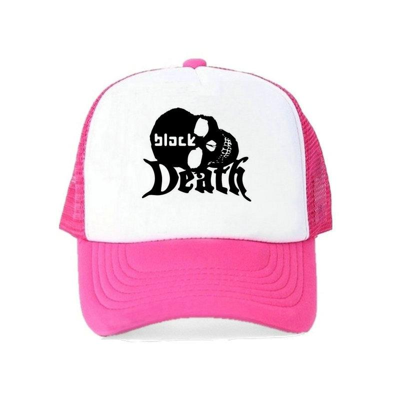 Der schwarze Tod-Sommerhut, mittelalterliches Leben, Überleben, Spiel, Hüte, Kappe, Unisex, gefallener Schädel, Trucker-Kappe, grausame Krankheit, Baseballkappe, YY462