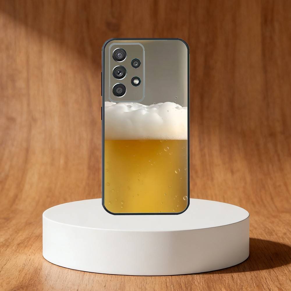 Beer Alcohol CHEERS Phone Case For Samsung S25,S24,S21,S22,S23,S30,Ultra,S20,Plus,Fe,Note,10,9,5G Black Cover