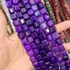 10x12mm Natural Red Agate Beveled Square Beads for DIY Bracelets and Necklaces