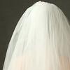 Wedding Veil, Bridal Veil with Metal Hair Comb, Veils for Women Wedding, 2 Tiers White Bridal Veils with Comb, Tulle Veils for Stable Wedding