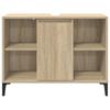 Washbasin Cabinet with Shelf Sonoma Oak 80 x 33 x 60 cm