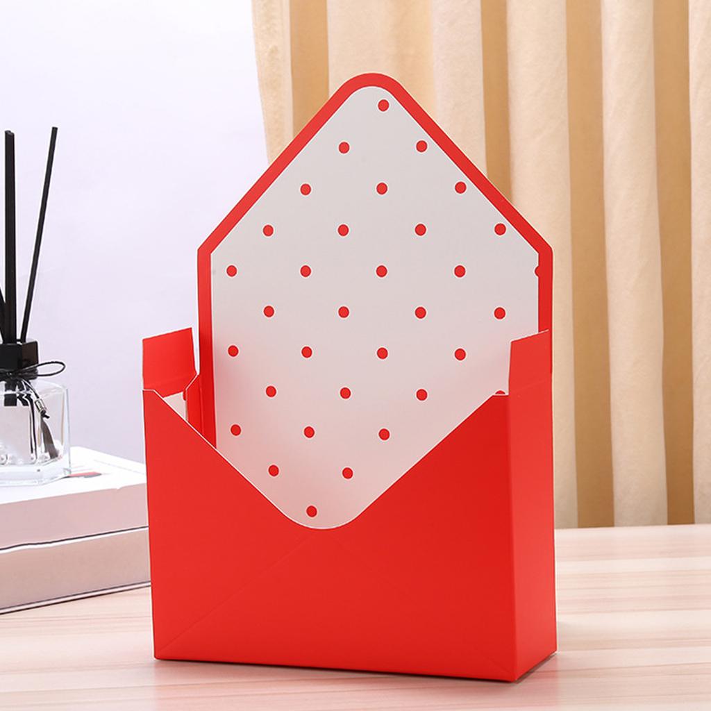 Valentine Envelope Gift Box Multifunctional Hand Folding Flower Bouquet Packaging Box for Mother Day Wedding Birthday Party