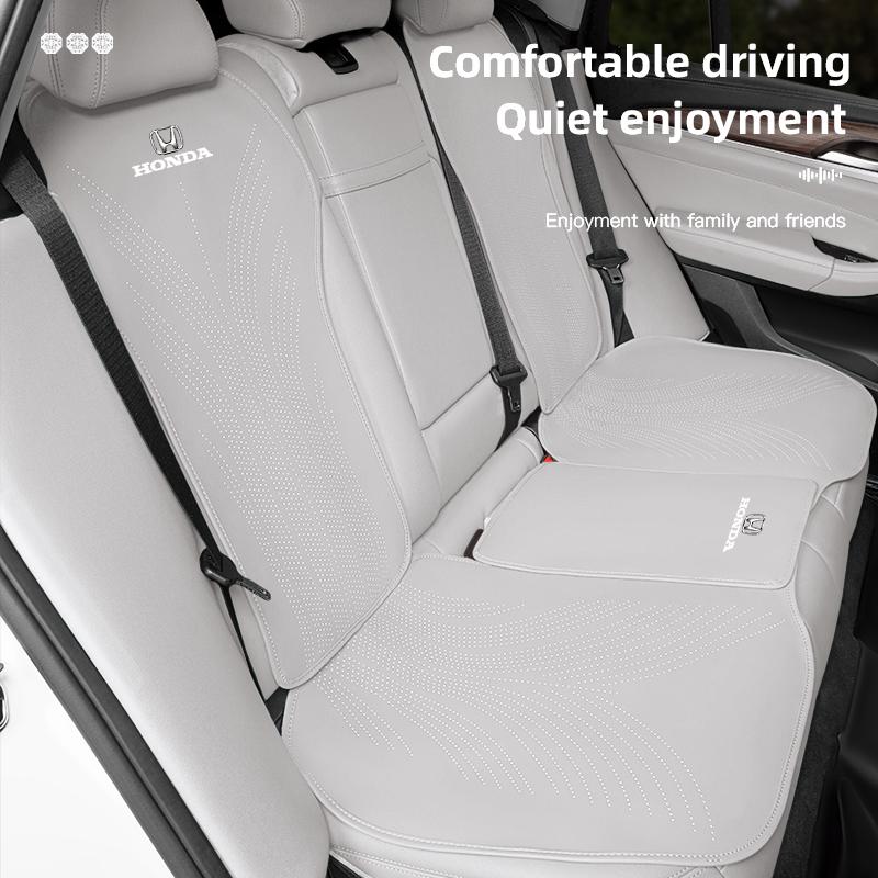 Car Logo Seat Covers Auto Seat Breathable Protection Cushion For Honda Civic Accord Crosstour Spirior Odyssey Avancier UR-V CR-Z CB0