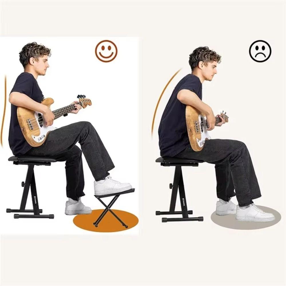 4-Height Guitar Footrest Pedal Adjustable Classical Guitar Footstool  Guitar Accessories