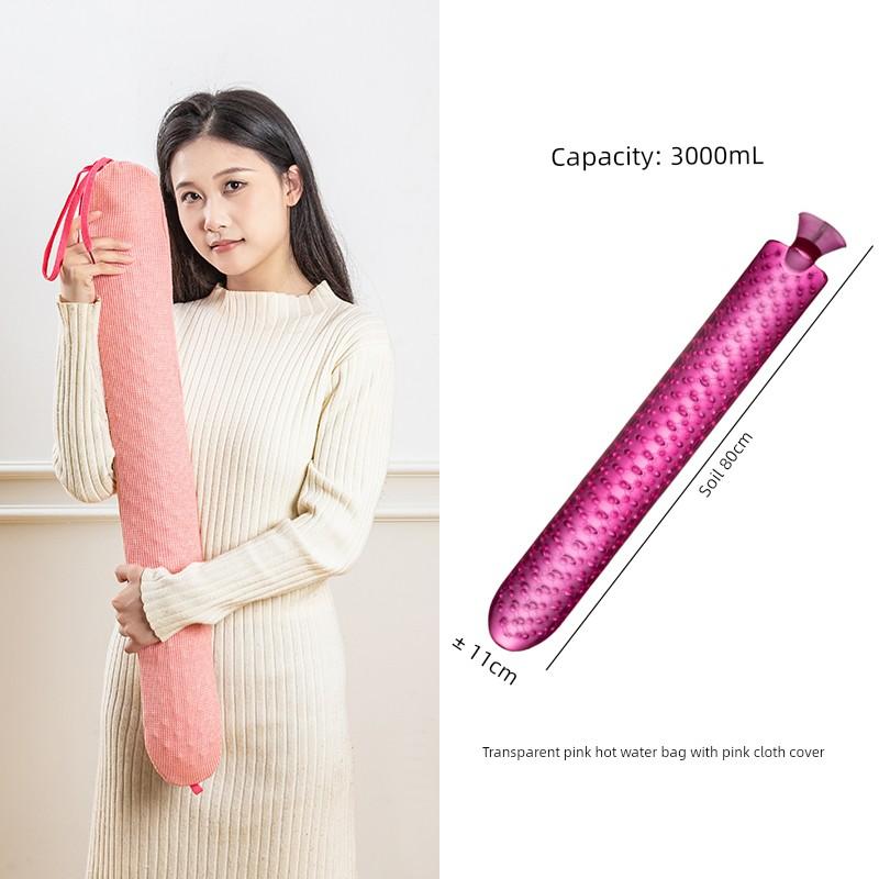 2025 Hot Water Bag Winter Warm Bed Warm Bed Cover Foot Handy Gadget Large Stuffed Irrigation Type Hot-Water Bag Water Injection