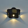 Solar Wall Light IP65 ABS Outdoor Decorative Wall Lamp for Everyday Lighting Backyard