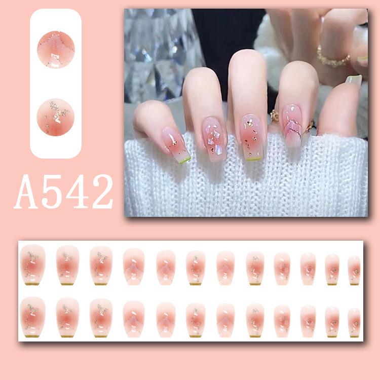 Summer Fresh French Line Cool Style Detachable Nail Art Tips