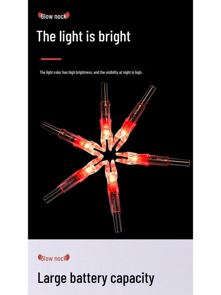 LED Auto Light-Up Nock for 6.2mm Arrow Shafts