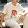 Li-Ning Summer Unisex Printed Round Neck Short Sleeve Casual Comfortable Breathable Skin-Friendly Lightweight Versatile Fashion T-Shirt AHSV586-1