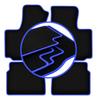 CARLUX-BLUE Car Mats For: FIat Doblo I Kombivan (2000-2009)