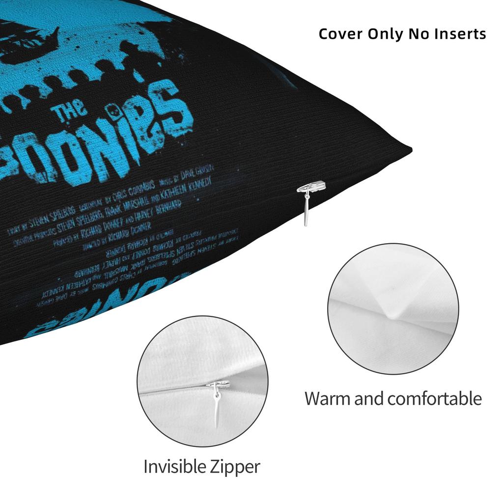 The Goonies Never Say Die Pillow Cover Custom Cushion Cover Funny Pillow Case For Wedding Party Home Decor