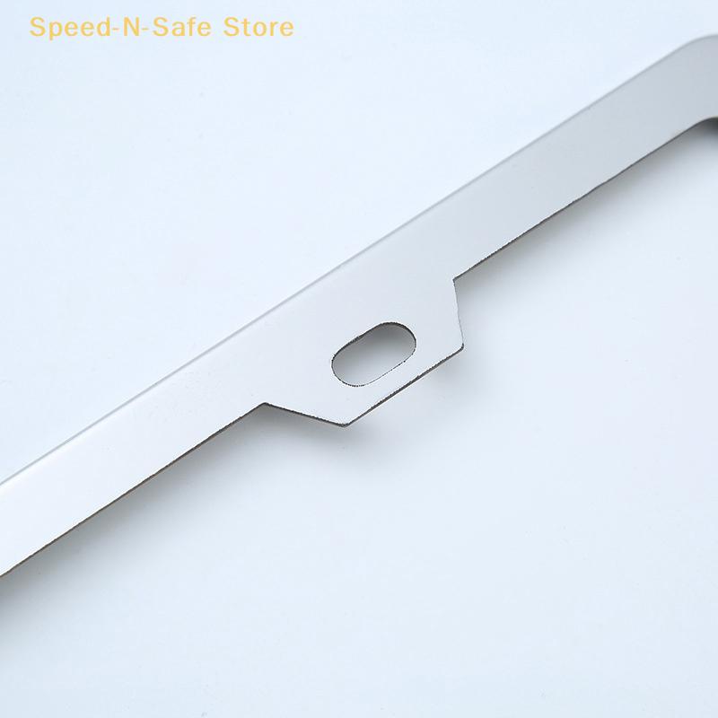 1pcs Car Number Plate License Frame Cover Aluminum Photo Frame Car Personalized Modified Stainless Steel License Plate