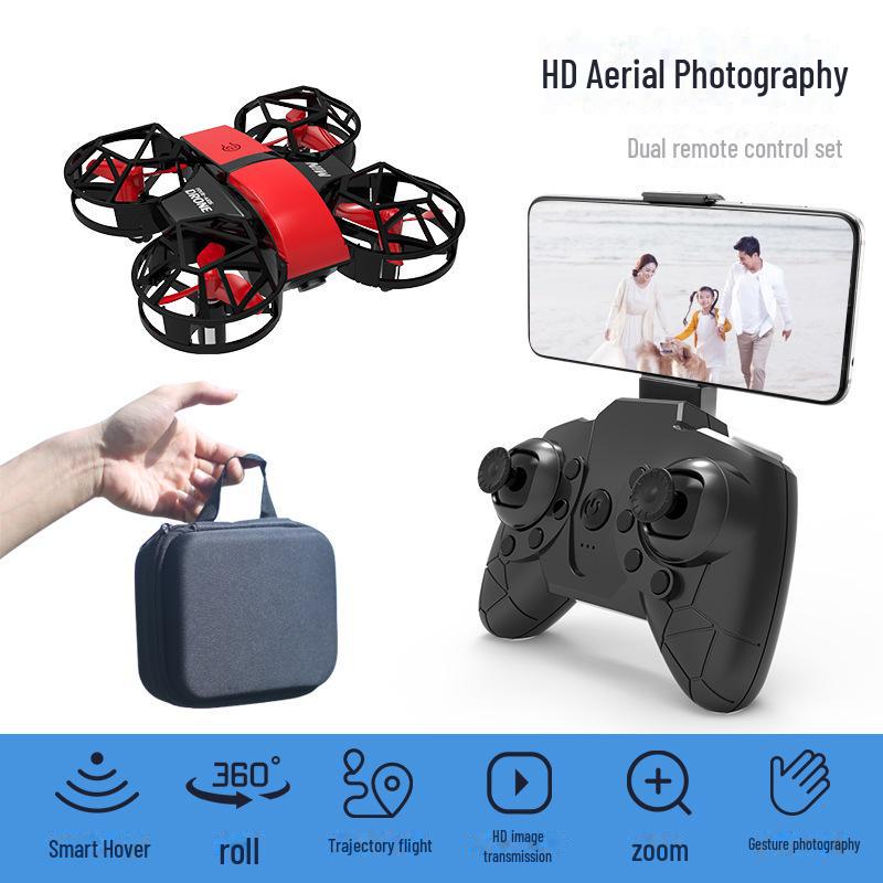 Lingke Advanced Mini-Drohne mit Kamera – Schwarz, ferngesteuertes Spielzeug für Kinder