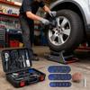  Tire Repair Kit with Patch Roller, Liner Scraper and Natural Rubber Patches, Practical Puncture Repair Tool for Car, Truck and Bike Tires