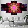 Colorful flower painting 5 Piece HD Wallpapers Art Canvas Print modern Poster Modular art painting for Living Room Home Decor