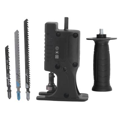 Electric Drill To Reciprocating Saw Adapter Chainsaw Conversion Head Saw Blades Handle Kit