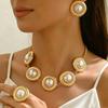 Elegant Ladies' Bracelet and Ring Set, Niche Geometric Ring Design, Ring and Necklace