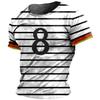 2026 3D Germany Men's T-Shirt Flag Print O-Neck Short Sleeve Loose Tee Shirts Streetwear Summer Men's Handsome Clothing 5xl