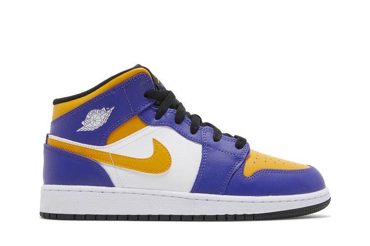 Air Jordan 1 Mid GS 'Lakers'