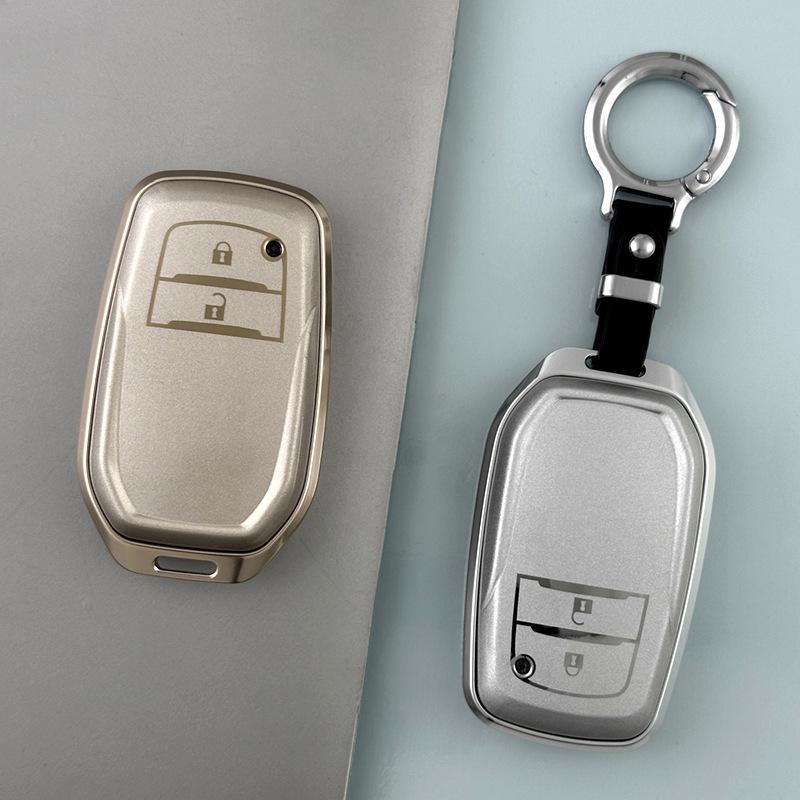 Toyota Alphard 2-Tasten Schlüsselhülle: Aluminiumlegierung Schnalle für Vellfire 3 Krone