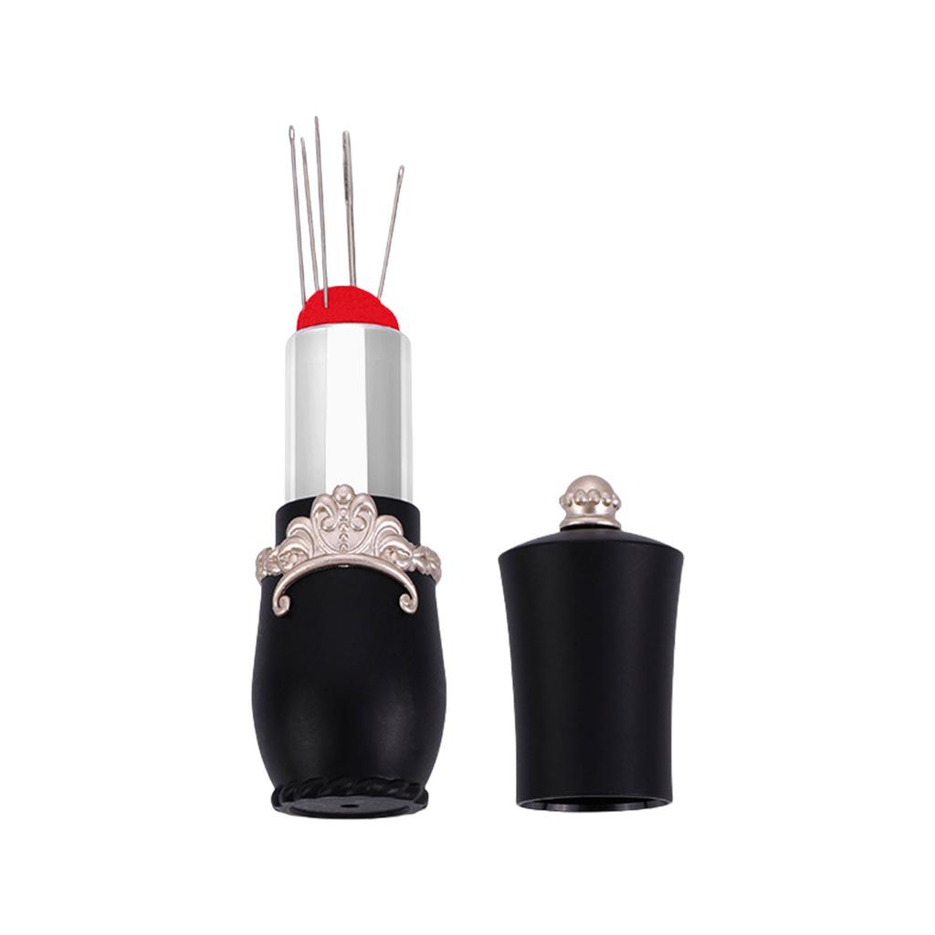 Lippenstiftform Nadelkissen Quiltnadel Aufbewahrungsbox Nähnadelhalter für Nähnadel Quiltnadel Nähzubehör