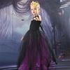 Girls' Halloween Vampire Costume Dress With Puffy Skirt Ursula Inspired Cosplay Outfit