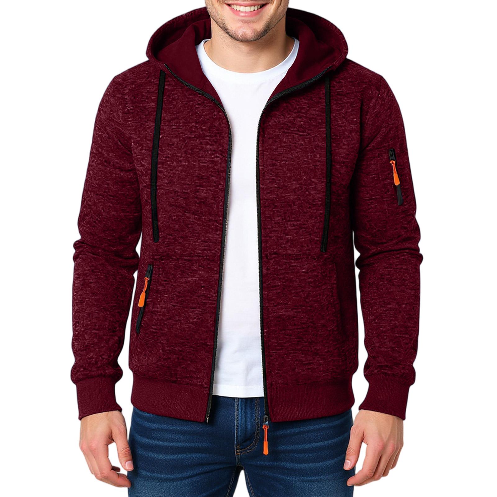 

Спортивный костюм с капюшоном, унисекс, одежда для бега, пуловер с длинными рукавами, толстовка с капюшоном XL винный