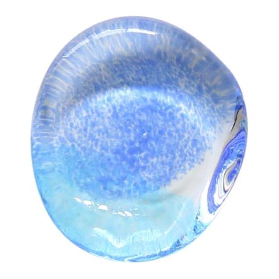 World Create Aibana Sky s Colors Chopstick Rest, Blue Sky, 30506, Edo Glass Artisan Handmade Glassware, Central Indentation, Japan, Iwazawa Glass