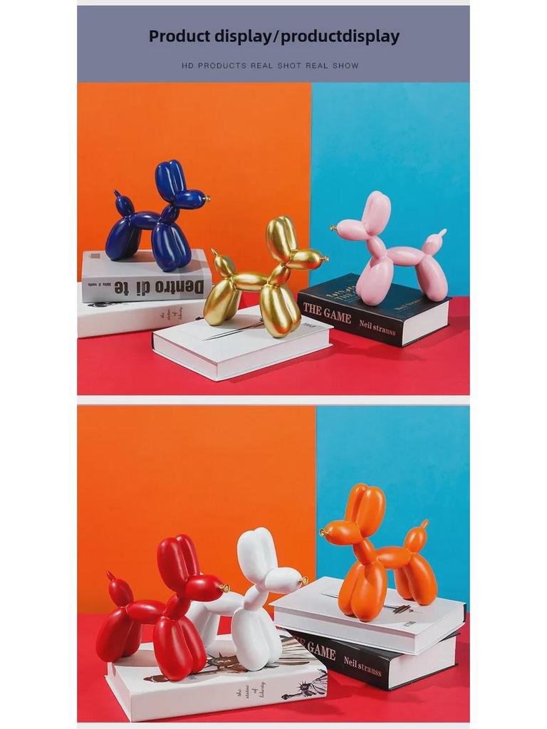 Kreative Harz-Ballonhund-Ornamente: Einzigartige Wohnaccessoires