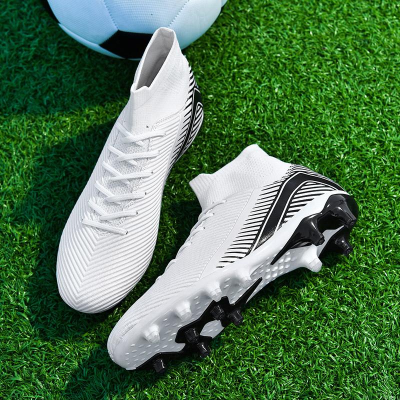 Men'S Football Shoes Professional Grade Fg Long Nail Anti Slip Breathable Summer Lightweight Outdoor Training