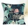 Tropical Plant Pattern Cushion Cover Abstract Leaf Pillowcase Living Room Bedroom Sofa Decorative Pillowcase 45*45Cm