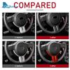 Real Carbon Fiber Cover For Subaru BRZ Toyota 86 2012 2013 2014 2015 2016 Interior Trim Car Steering Wheel Cover Sticker