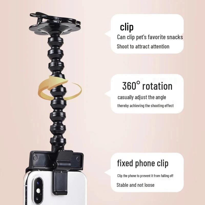 Cat & Dog Selfie Stick Toy: Pet Photo Attracting Mirror with Newcomer Discount