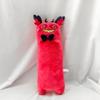 45cm Hazbin Hotel Katze Alastor Cosplay Plüschpuppe Cartoon weich Langes Kissen Stofftier Schreibtischdekoration Halloween Geschenke
