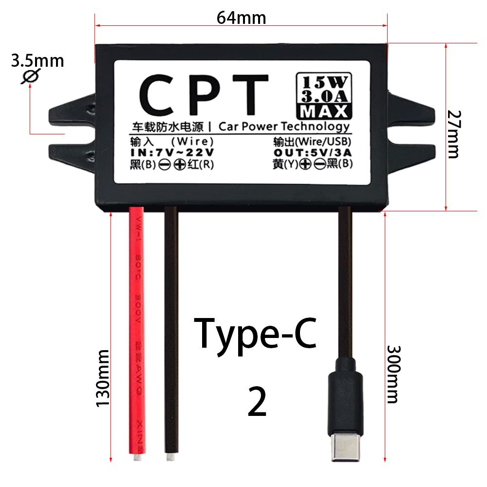 12V to 5V 3A 15W DC-DC Step Down Buck Converter Power Supply Module for Car Male Female USB Adapter Mini USB Micro USB Adapter