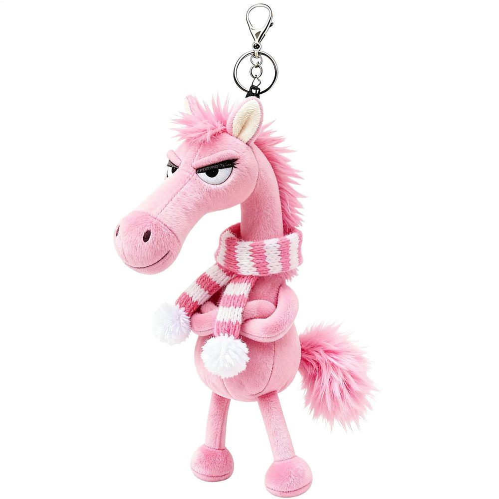 Black Horse Keychain Plush Toy Backpack Pendant Decoration 2026 Year Of The Horse Plush Toy New Year Gifts For Boys And Girls