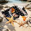 Custom Name Personalized Haikyu Print Beach Towel, for Trip Camping Beach Party Home Decor, Birthday Gift for Family & Friends