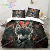 Street Fighter Printed Comfortable Duvet Quilt Cover Pillowcase Bedding Set Children Bedroom Decoration Home Textile
