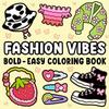 Relaxing Coloring Books Arts Beginners Handicraft DIY Drawing Cozy Friends Book Bold Easy-to-follow Patterns