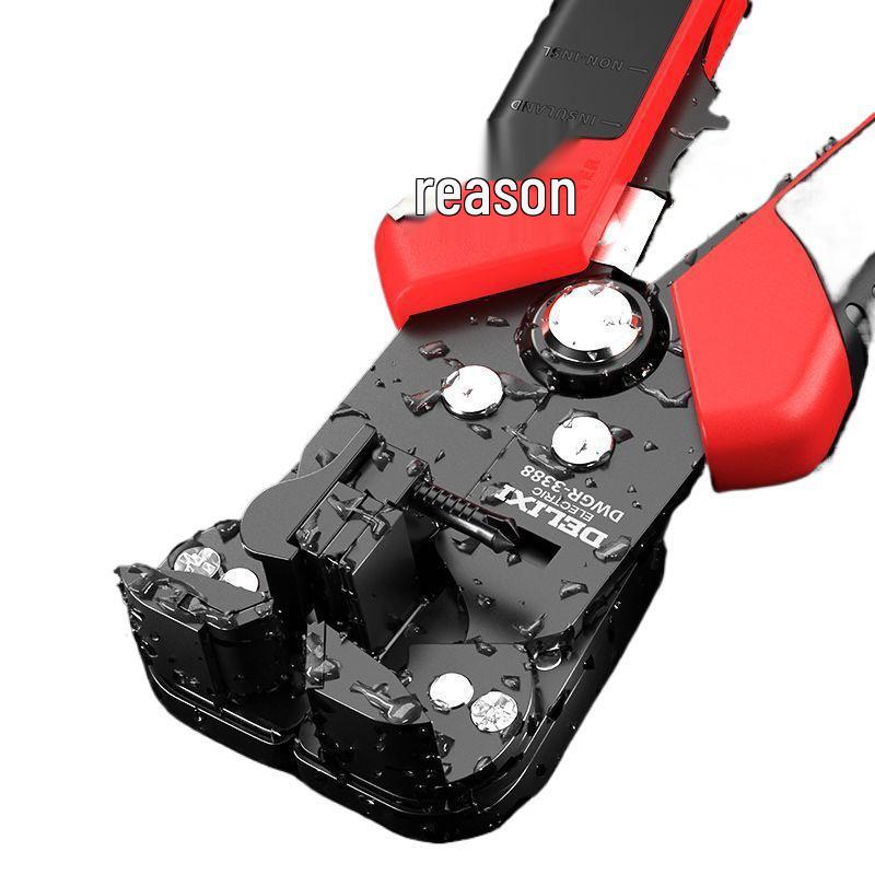 Electrician's Universal Automatic Wire Stripping and Crimping Tool