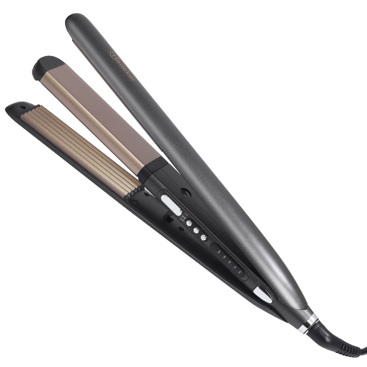 

HATTEKER 2 в 1 выпрямитель для волос профессиональный керамический утюжок для волос с регулируемой температурой