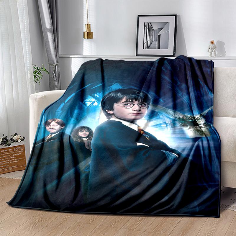 Harry Potter and the Sorcerer's Stone Poster PrintPrint Blanket, Soft Blanket For Sofa Office Bed And Travelling Daughter Birthday Gift esj2