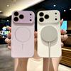Applicable to iPhone17promax magnetic mobile phone Apple 15/16nm lens liquid silicone protective case New