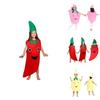 Kids Performance Outfit Fruits Vegetables