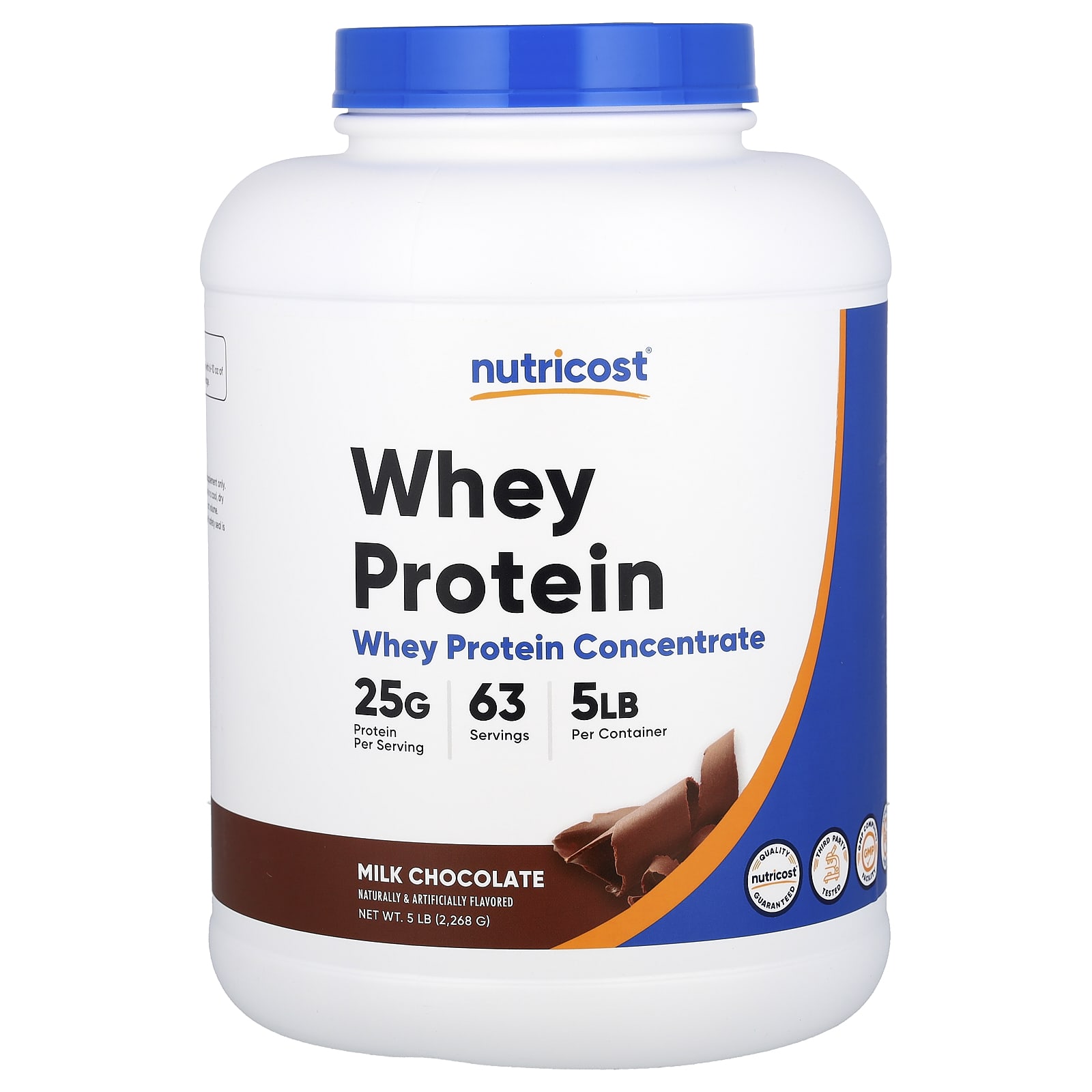 

Whey Protein Concentrate, Milk Chocolate, 2,268G (5Lb)