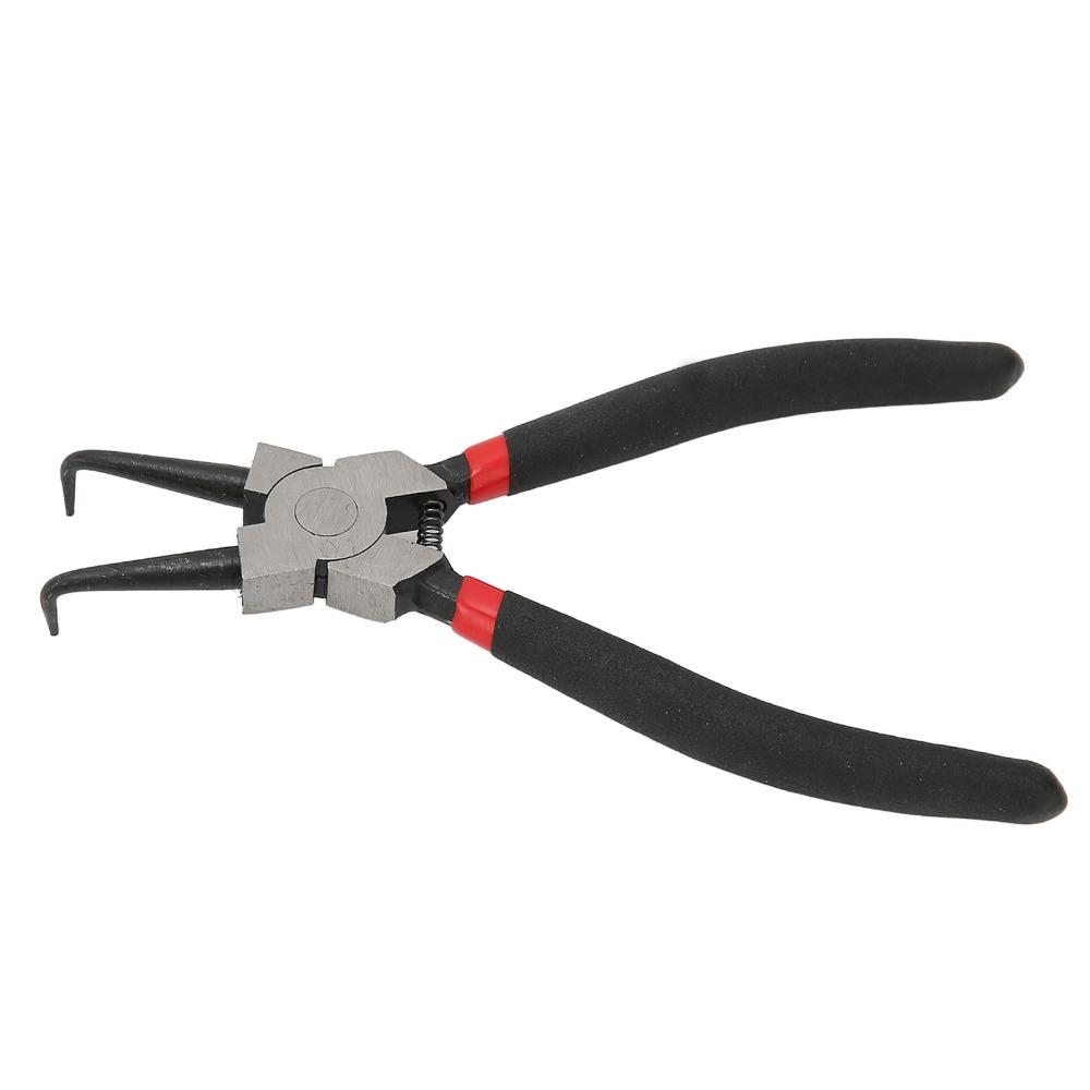 Immersion Handle Internal Snap Ring Pliers Carbon Steel Bent Nose Pliers Circlip Pliers DIY