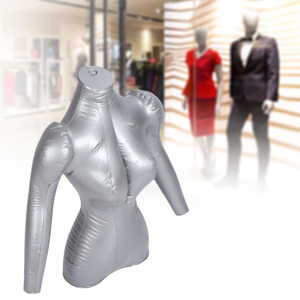 With Hand Half Body Mannequin Rack Inflatable Design Clothing Display Props Clothing Store Display