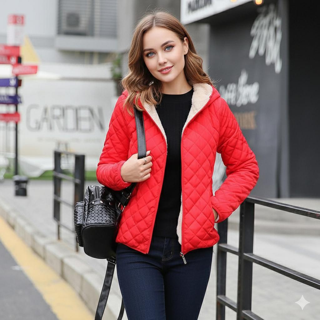 Women's short lightweight cotton-padded jacket casual plus velvet thickened cotton coat women's lamb wool coat