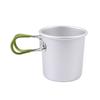 Aluminum Alloy Drink Cup Camping Picnics Coffee Mug Tableware with Folding Handle Travel Cup Cooking Equipment Enduring