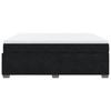 Box Spring Bed with Mattress Black 180 X 200 Cm Velvet